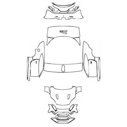 Pre-Cut PPF Jaguar F-Type R Coupe 2019 - PPF-Kits