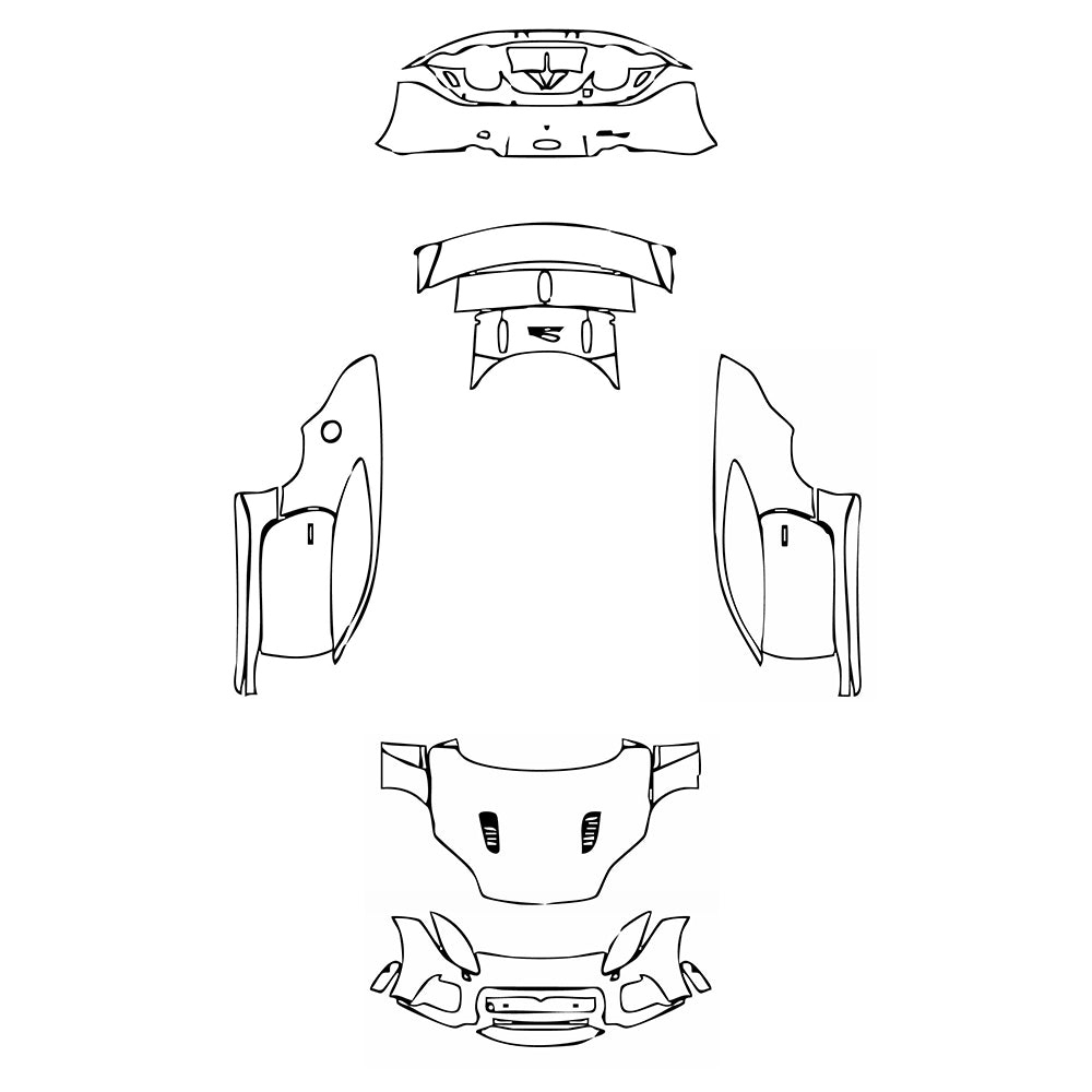 Pre-Cut PPF Jaguar F-Type SVR 2017 - PPF-Kits