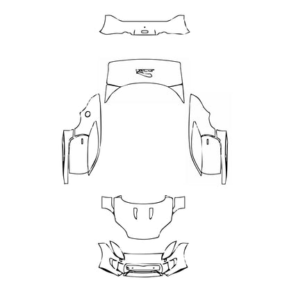 Pre-Cut PPF Jaguar F-Type S Coupe 2014 - PPF-Kits