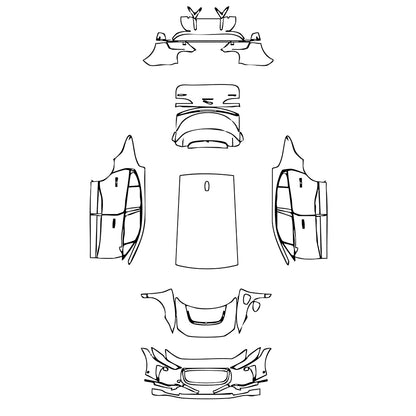 Pre-Cut PPF Jaguar I-Pace 2018 - PPF-Kits