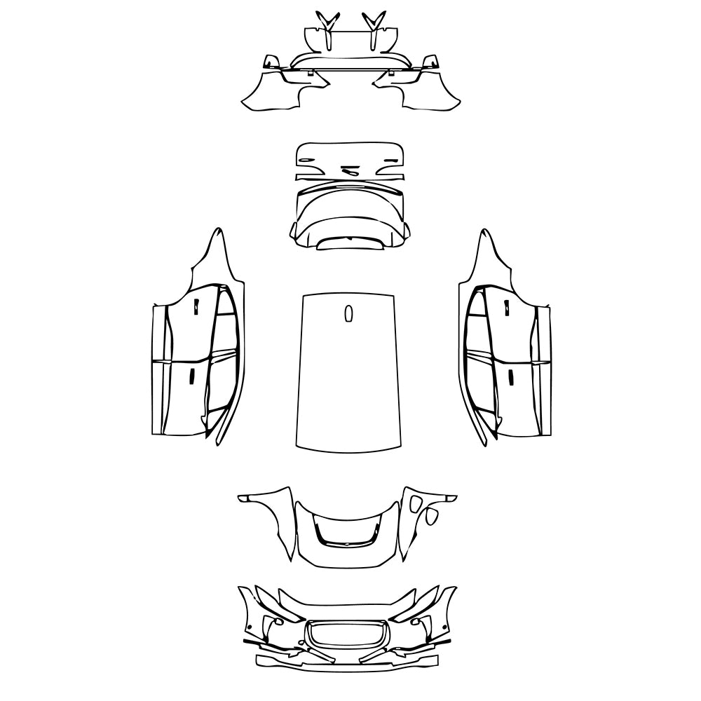 Pre-Cut PPF Jaguar I-Pace 2023 - PPF-Kits