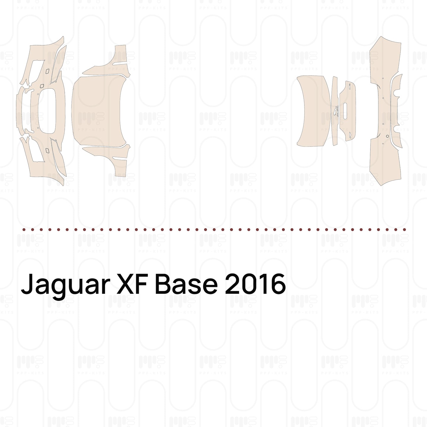 PPF prédécoupé Jaguar XF Base 2016