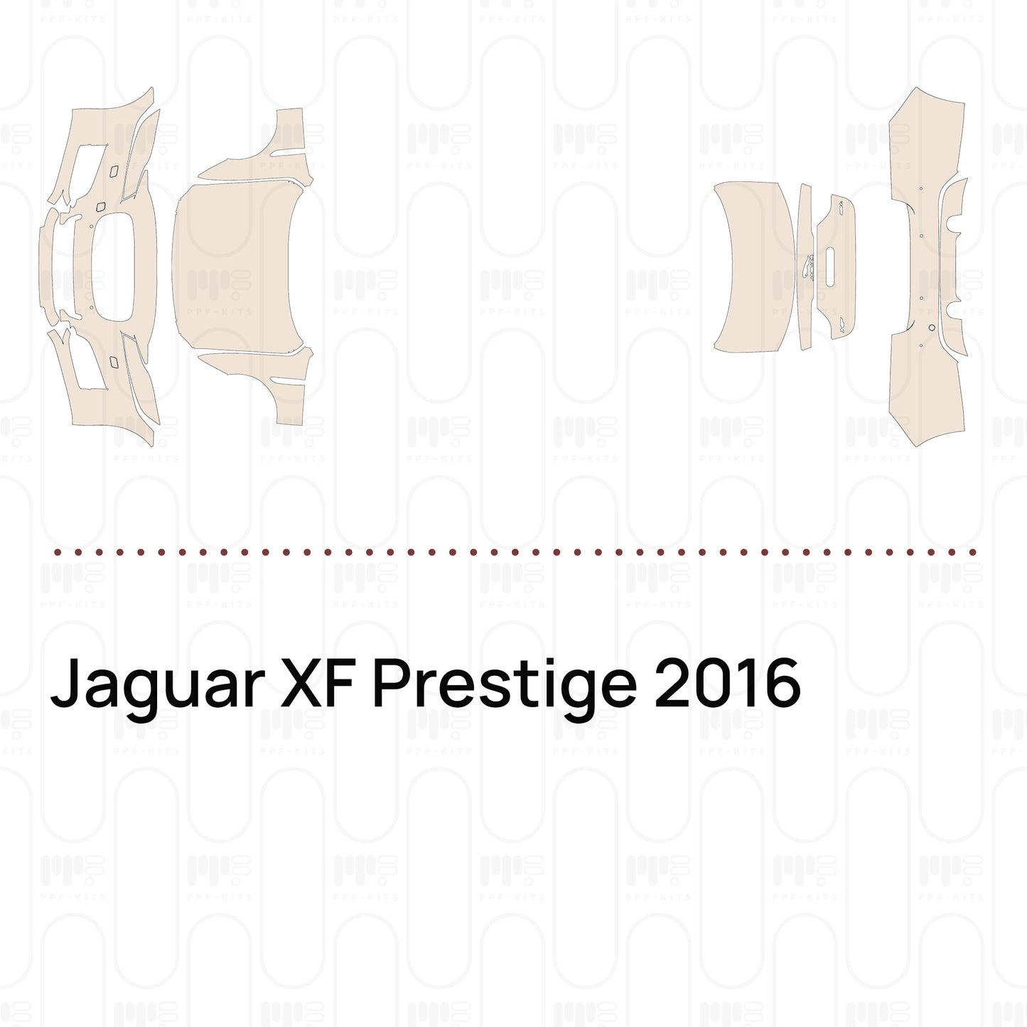 PPF prédécoupé Jaguar XF Prestige 2016