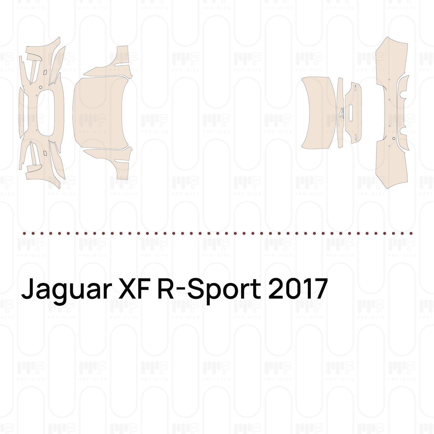 PPF prédécoupé Jaguar XF R-Sport 2017