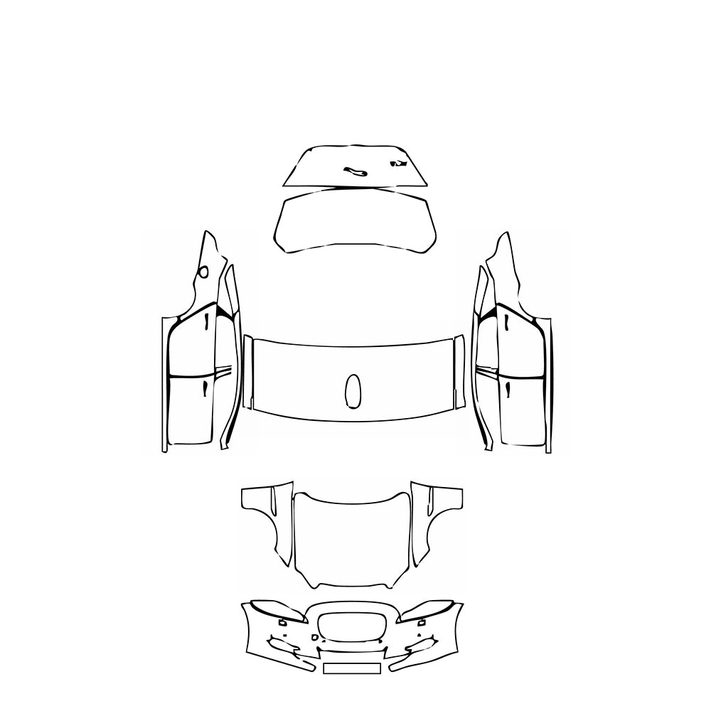 Pre-Cut PPF Jaguar XJ XJL Base 2011 - PPF-Kits