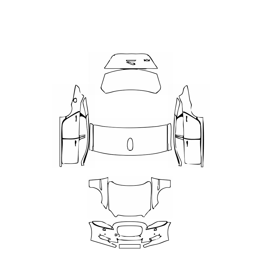 Pre-Cut PPF Jaguar XJ XJL Base 2015 - PPF-Kits