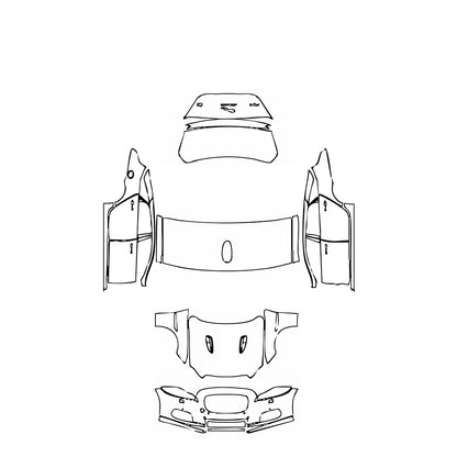 Pre-Cut PPF Jaguar XJ XJL R 2015 - PPF-Kits
