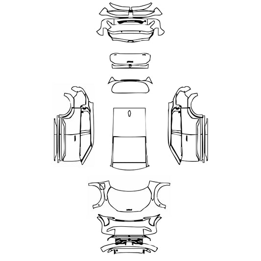 PPF prédécoupé KIA EV3 GT-Line 2025