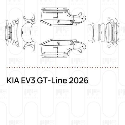 PPF prédécoupé KIA EV3 GT-Line 2026