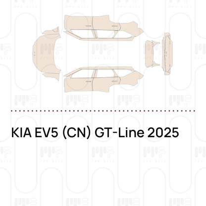PPF prédécoupé KIA EV5 (CN) GT-Line 2025