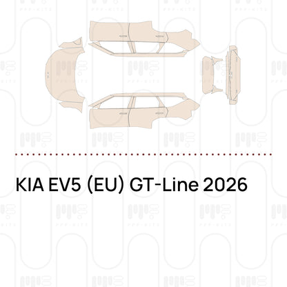 PPF prédécoupé KIA EV5 (EU) GT-Line 2026