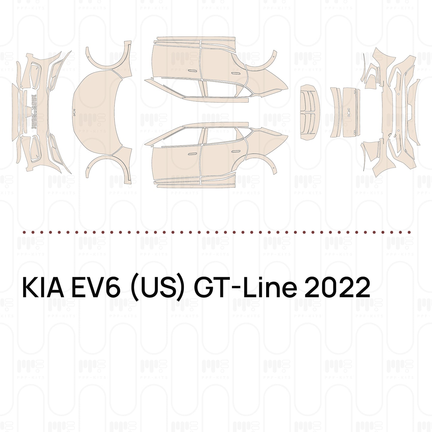 PPF prédécoupé KIA EV6 (US) GT-Line 2022