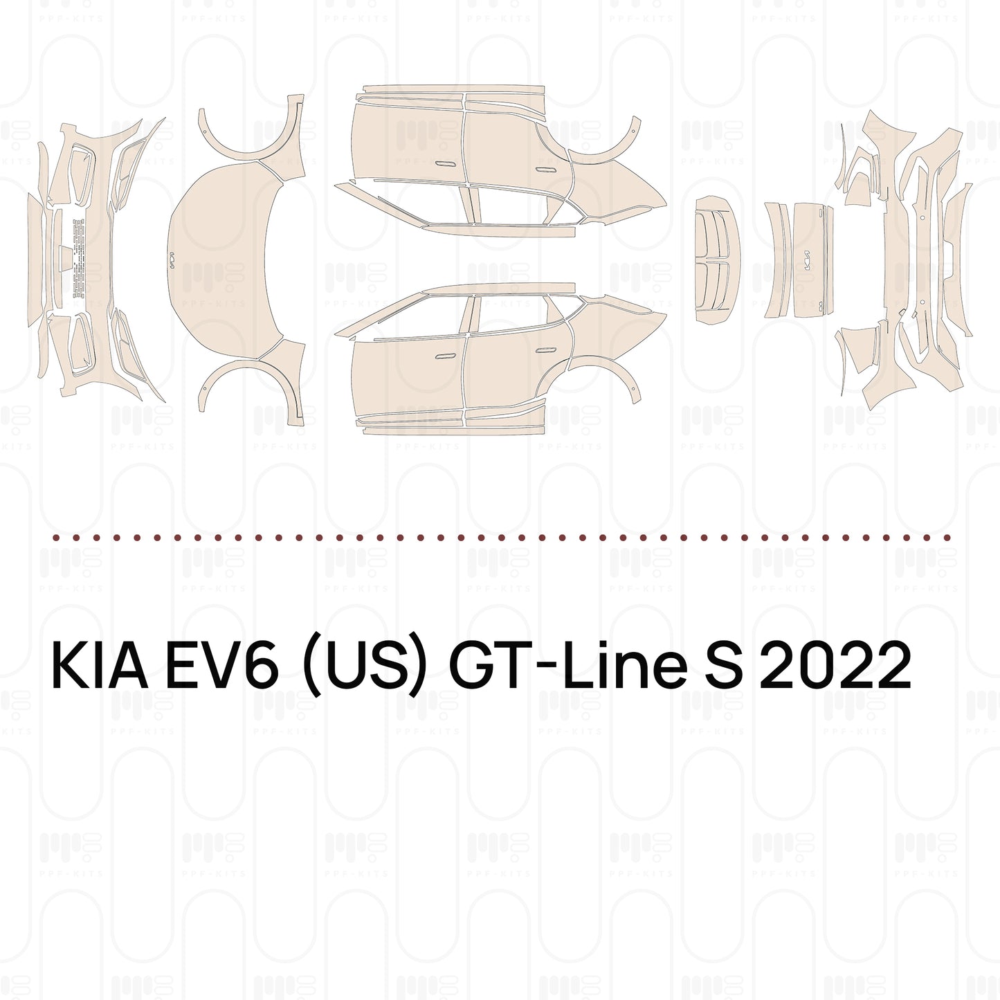 PPF prédécoupé KIA EV6 (US) GT-Line S 2022