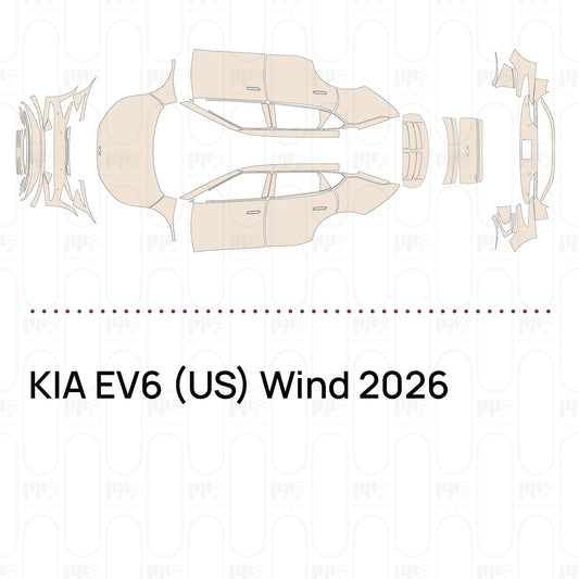 PPF prédécoupé KIA EV6 (US) Wind 2026