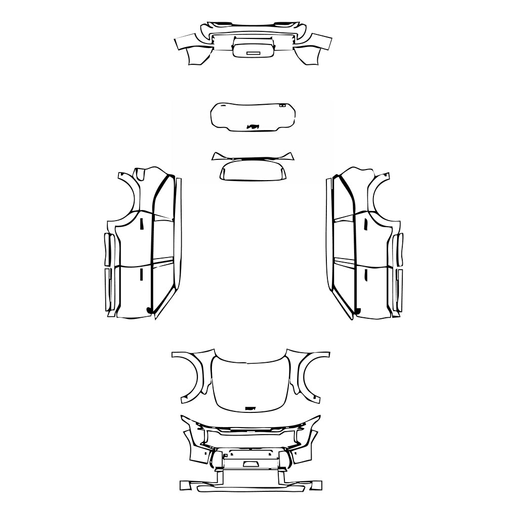 Pre-Cut PPF KIA EV9 GT-Line 2025 - PPF-Kits