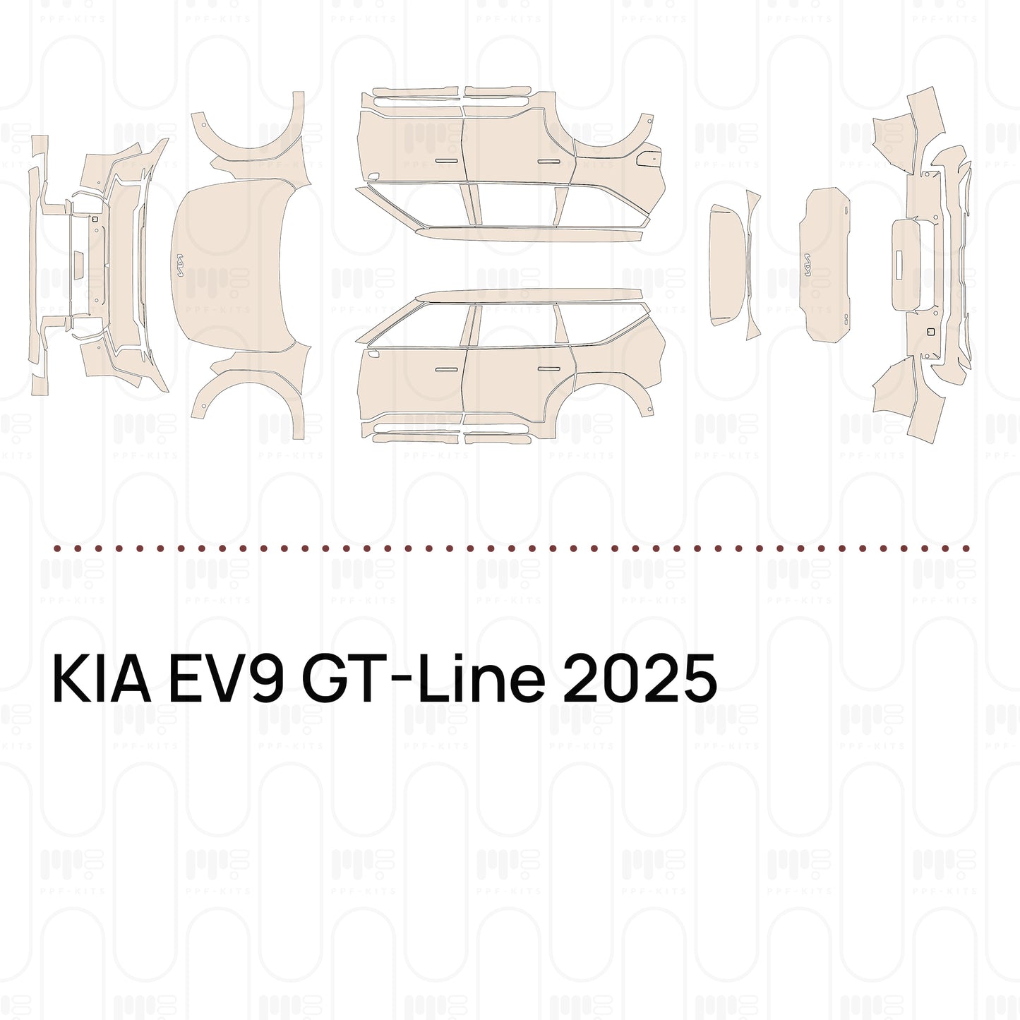 PPF prédécoupé KIA EV9 GT-Line 2025