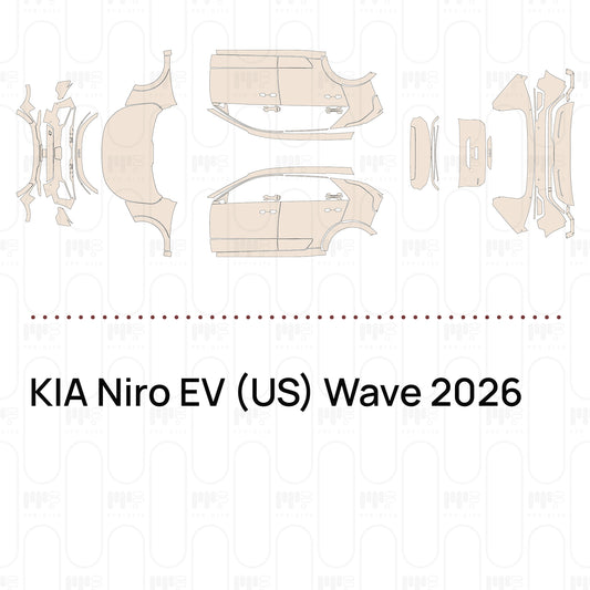 PPF prédécoupé KIA Niro EV (US) Wave 2026