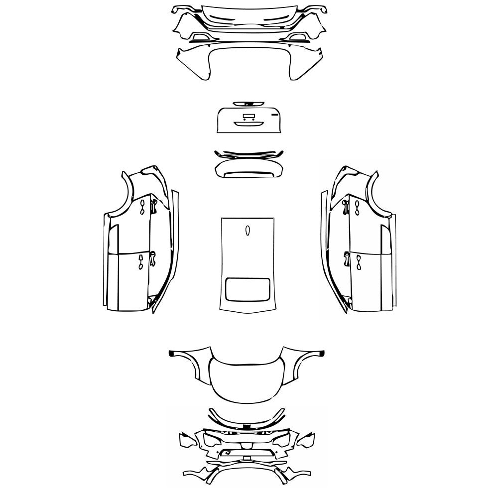 Pre-Cut PPF KIA Niro EV (US) Wind 2024 - PPF-Kits