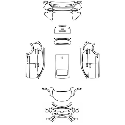 Pre-Cut PPF KIA Niro EV (US) Wind 2025 - PPF-Kits