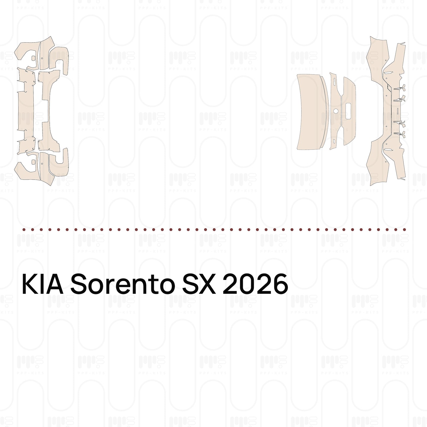 PPF prédécoupé KIA Sorento SX 2026