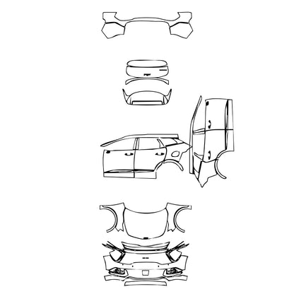 Pre-Cut PPF KIA Sportage (US) SX Prestige 2025 - PPF-Kits