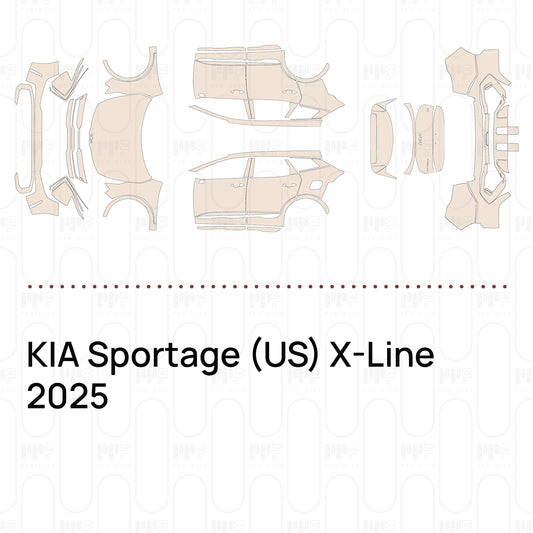 PPF prédécoupé KIA Sportage (US) X-Line 2025