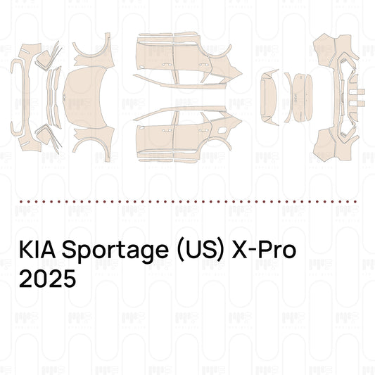 PPF prédécoupé KIA Sportage (US) X-Pro 2025