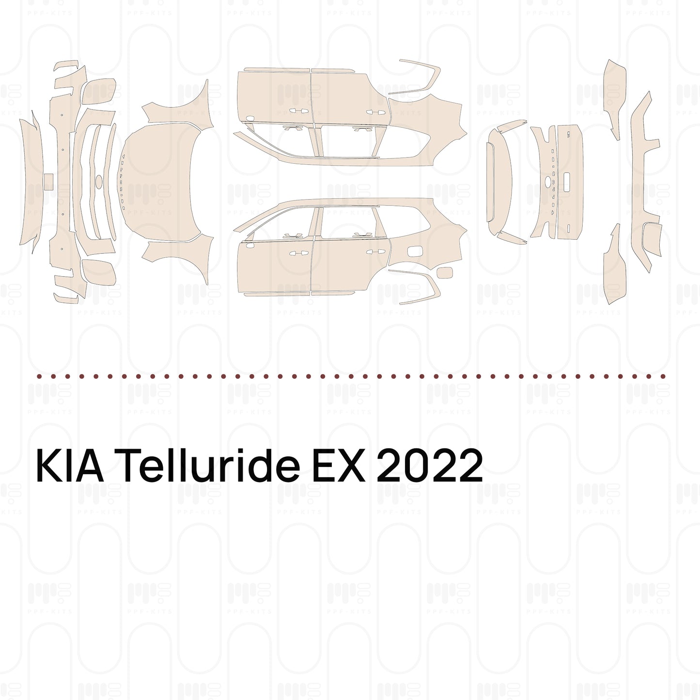 PPF prédécoupé KIA Telluride EX 2022