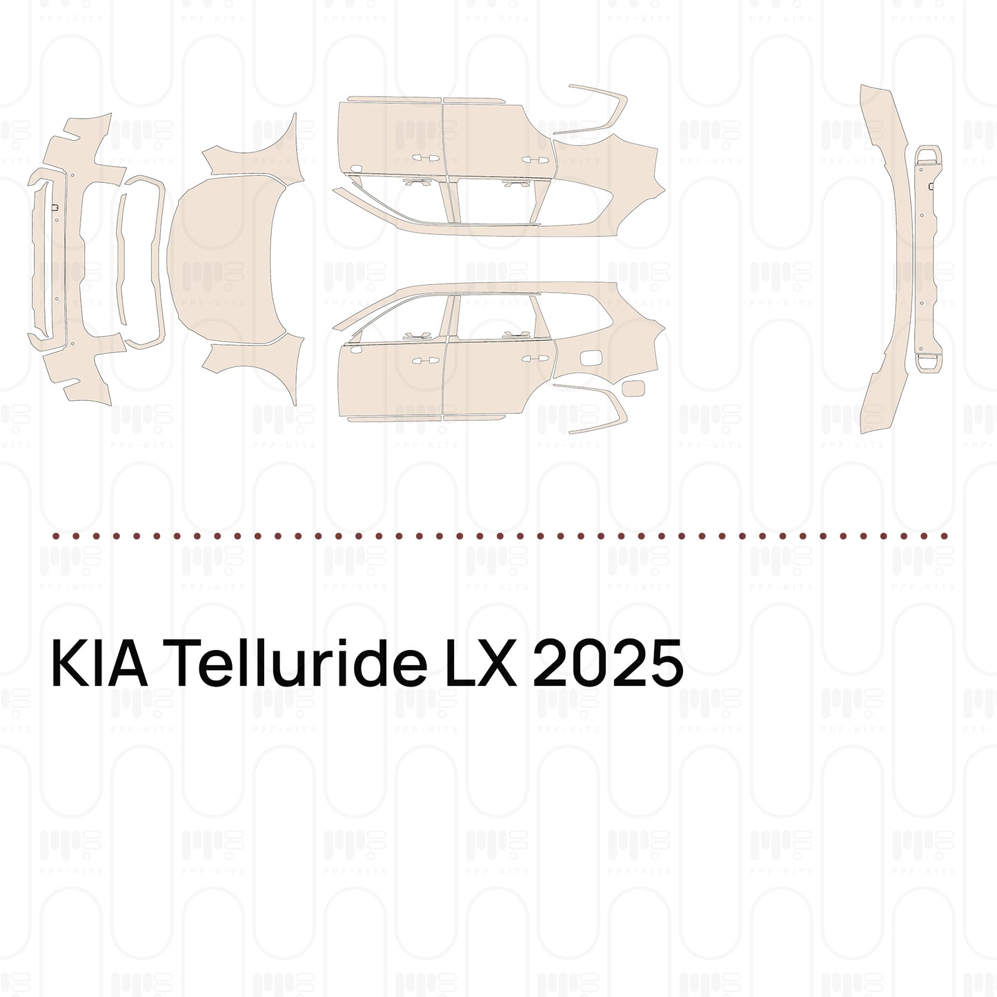PPF prédécoupé KIA Telluride LX 2025