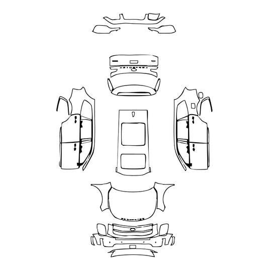 Pre-Cut PPF KIA Telluride SX 2020 - PPF-Kits