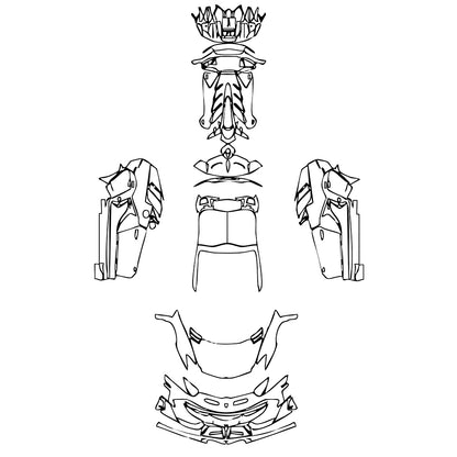 Pre-Cut PPF Lamborghini Aventador Avendator SVJ 63 Roadster 2021 - PPF-Kits