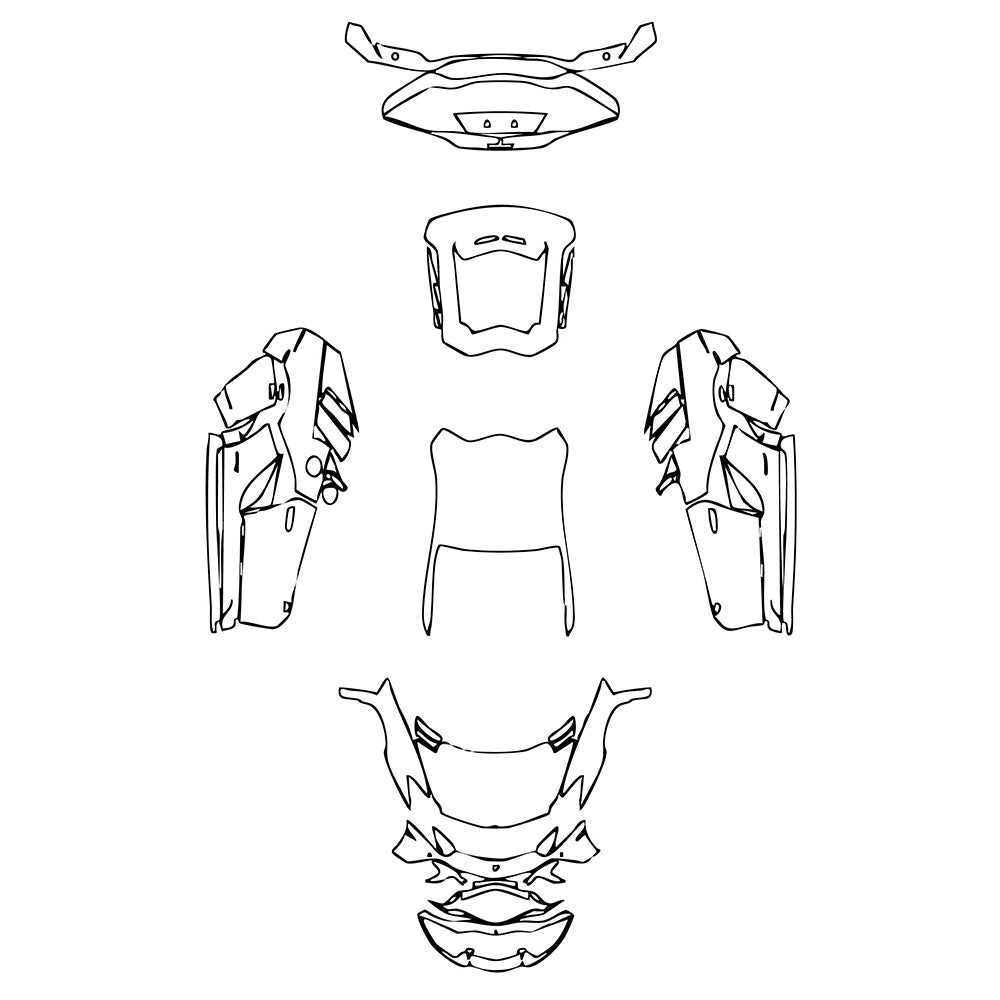 Pre-Cut PPF Lamborghini Aventador Avendator S Coupe 2018 - PPF-Kits