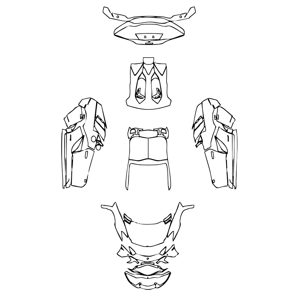 Pre-Cut PPF Lamborghini Aventador Avendator S Roadster 2021 - PPF-Kits
