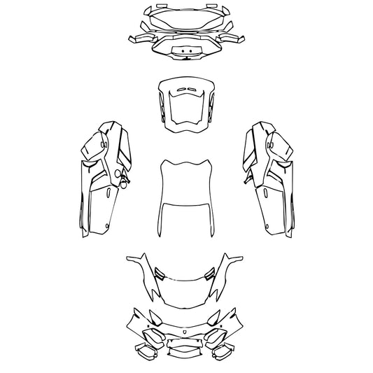 Pre-Cut PPF Lamborghini Aventador LP 700-4 Coupe 2011 - PPF-Kits