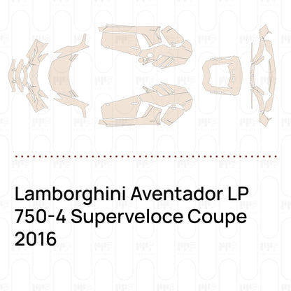 PPF prédécoupé Lamborghini Aventador LP 750-4 Superveloce Coupe 2016