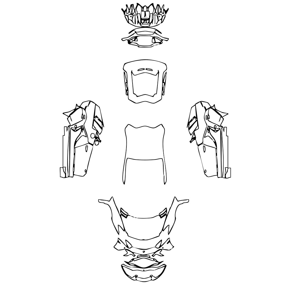 Pre-Cut PPF Lamborghini Aventador LP 780-4 Ultimae 2022 - PPF-Kits