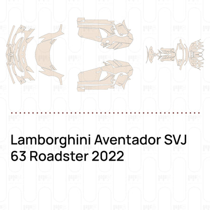 PPF prédécoupé Lamborghini Aventador SVJ 63 Roadster 2022