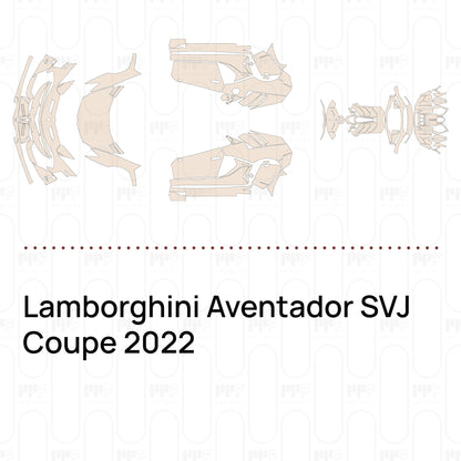 PPF prédécoupé Lamborghini Aventador SVJ Coupe 2022