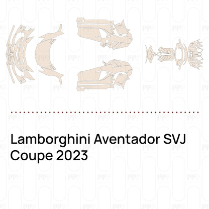 PPF prédécoupé Lamborghini Aventador SVJ Coupe 2023