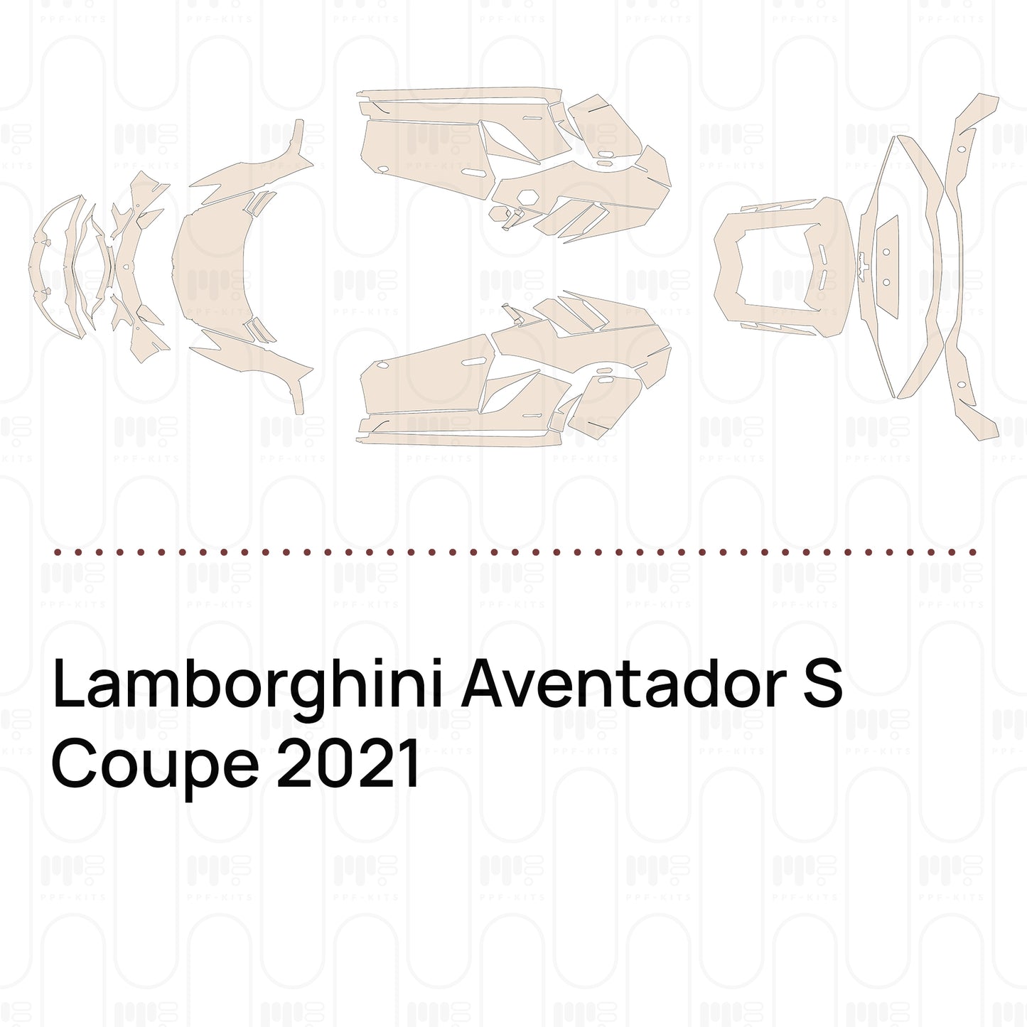 PPF prédécoupé Lamborghini Aventador S Coupe 2021