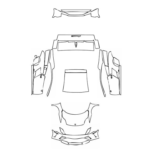 Pre-Cut PPF Lamborghini Gallardo LP 560-4 Coupe 2014 - PPF-Kits