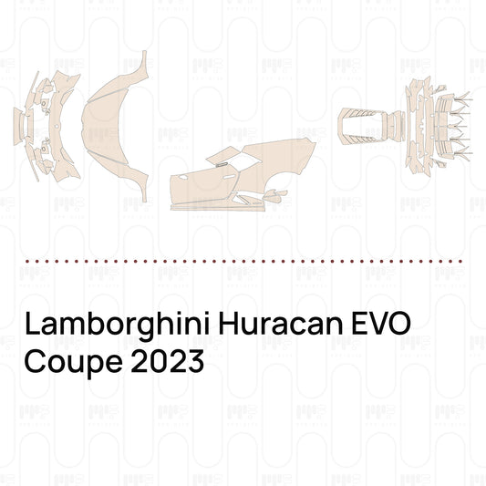 PPF prédécoupé Lamborghini Huracan EVO Coupe 2023