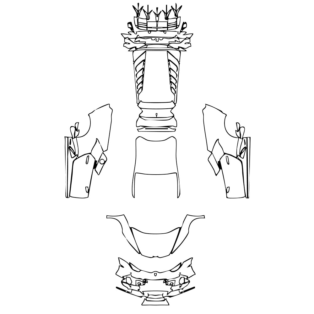 Pre-Cut PPF Lamborghini Huracan Huracan EVO Coupe 2020 - PPF-Kits