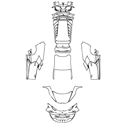 Pre-Cut PPF Lamborghini Huracan Huracan EVO RWD Coupe 2023 - PPF-Kits