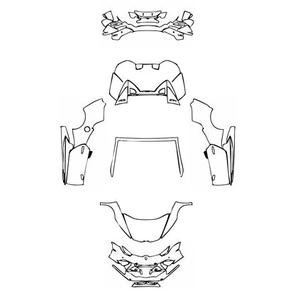 Pre-Cut PPF Lamborghini Huracan Huracan Performante Spyder 2019 - PPF-Kits
