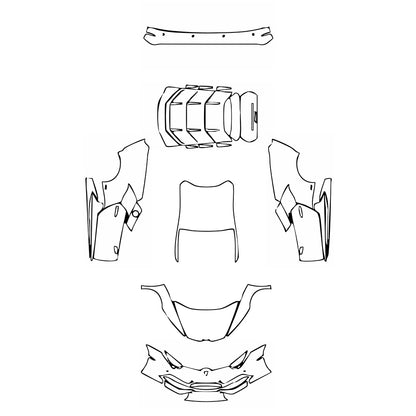 Pre-Cut PPF Lamborghini Huracan Huracan (LP610-4) Coupe 2017 - PPF-Kits