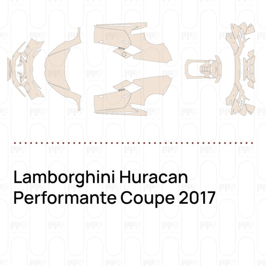 PPF prédécoupé Lamborghini Huracan Performante Coupe 2017