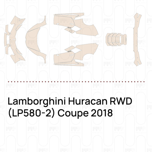 PPF prédécoupé Lamborghini Huracan RWD (LP580-2) Coupe 2018
