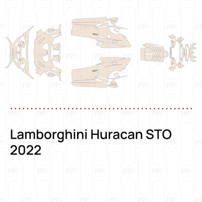 PPF prédécoupé Lamborghini Huracan STO 2022