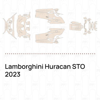 PPF prédécoupé Lamborghini Huracan STO 2023